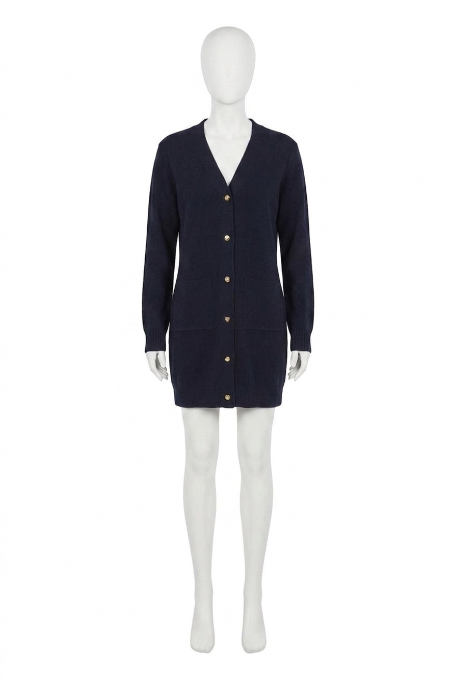 NEW BARBOUR anita knitted dress in ny73 navy